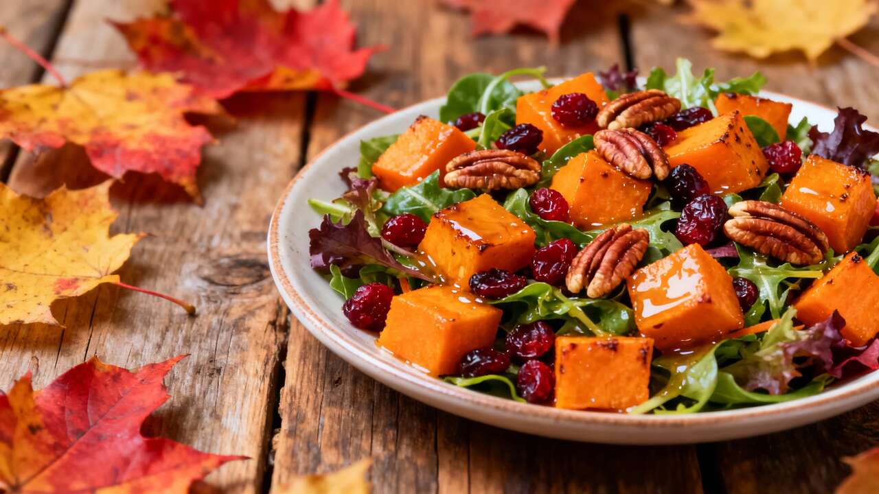 20 ensaladas otoñales deliciosas y vistosas: frías y calientes
