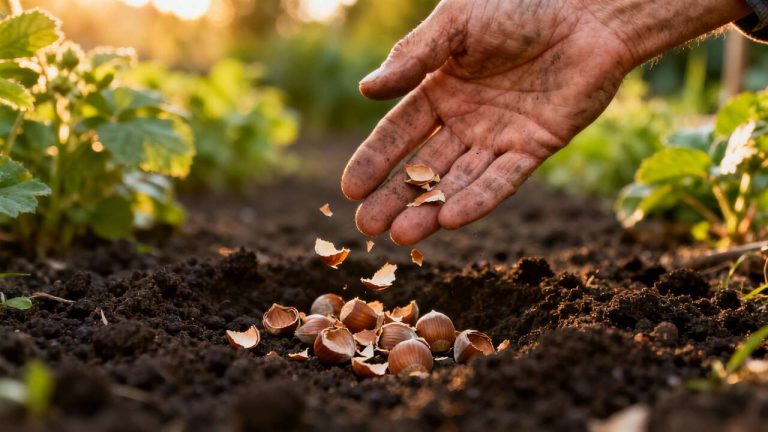 No tires las cáscaras de avellana: el truco que encanta a los jardineros