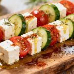 Brochetas rápidas de calabacín: sin freír y sin horno