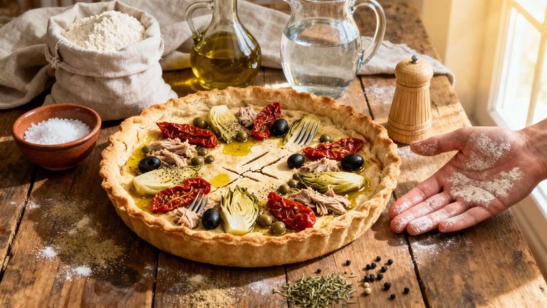 Tarta rústica fácil: perfecta para cenas rápidas sin estrés