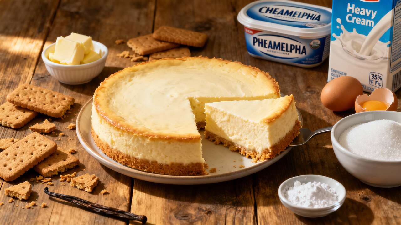 Tarta de queso sin gelatina: suave, fácil y deliciosa