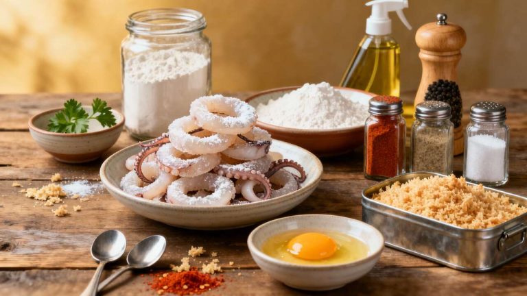 Calamares súper crujientes en freidora de aire: los trucos que marcan la diferencia