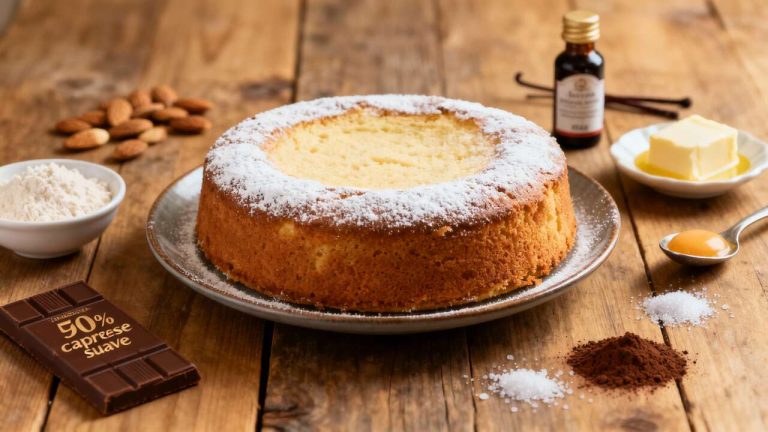 Torta caprese suave: un postre que es pura poesía