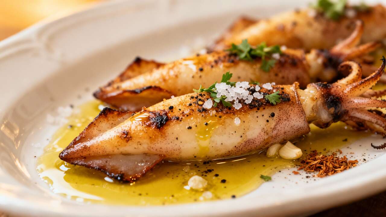 Cómo hacer chipirones a la plancha para que no queden duros ni encojan