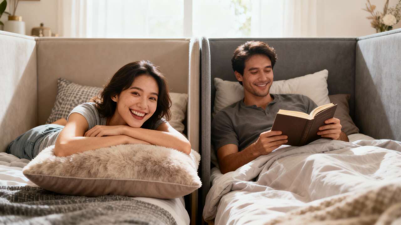 Dormir en habitaciones separadas, la tendencia que transforma la vida en pareja