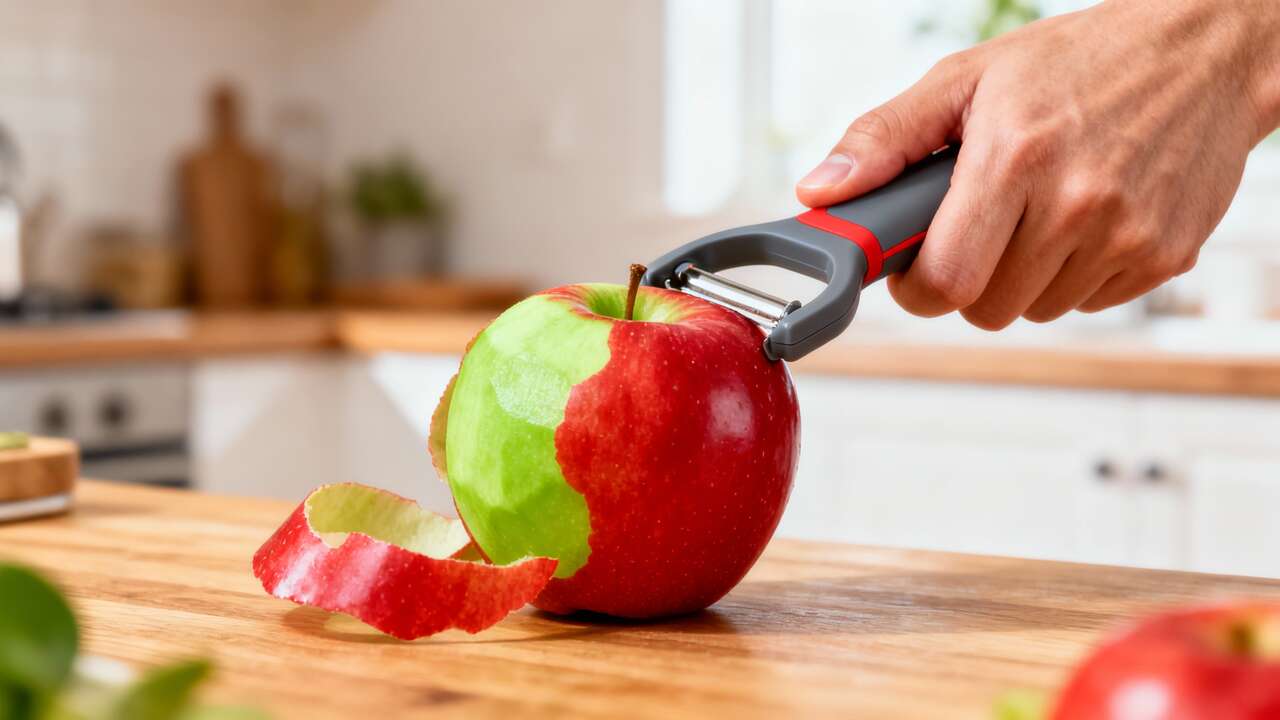 El truco revolucionario para pelar manzanas sin esfuerzo