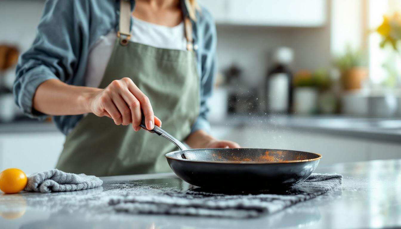 Cómo limpiar una sartén quemada sin esfuerzo y sin productos caros