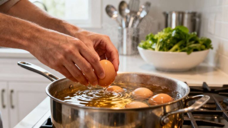 Este gesto con los huevos antes de cocerlos evita que se rompan siempre