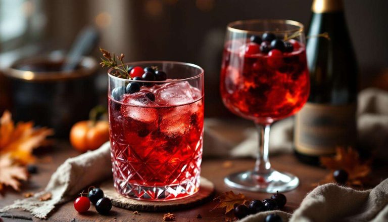 Un día, un cóctel: Kir Royal de grosella negra de otoño y su versión sin alcohol